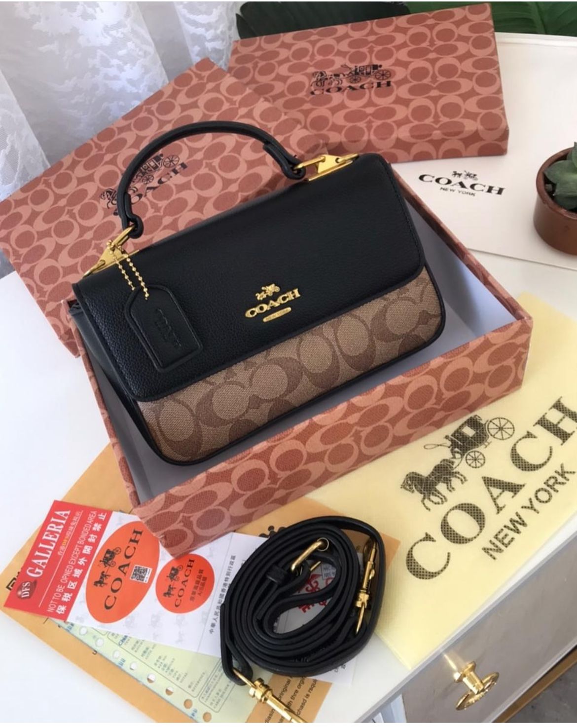 Coach Luxury Designer Handbag 12A Quality