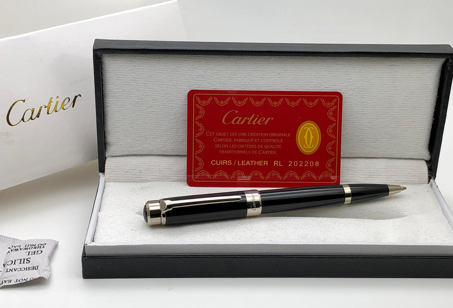 First Copy Cartier Rollerball Pen Black