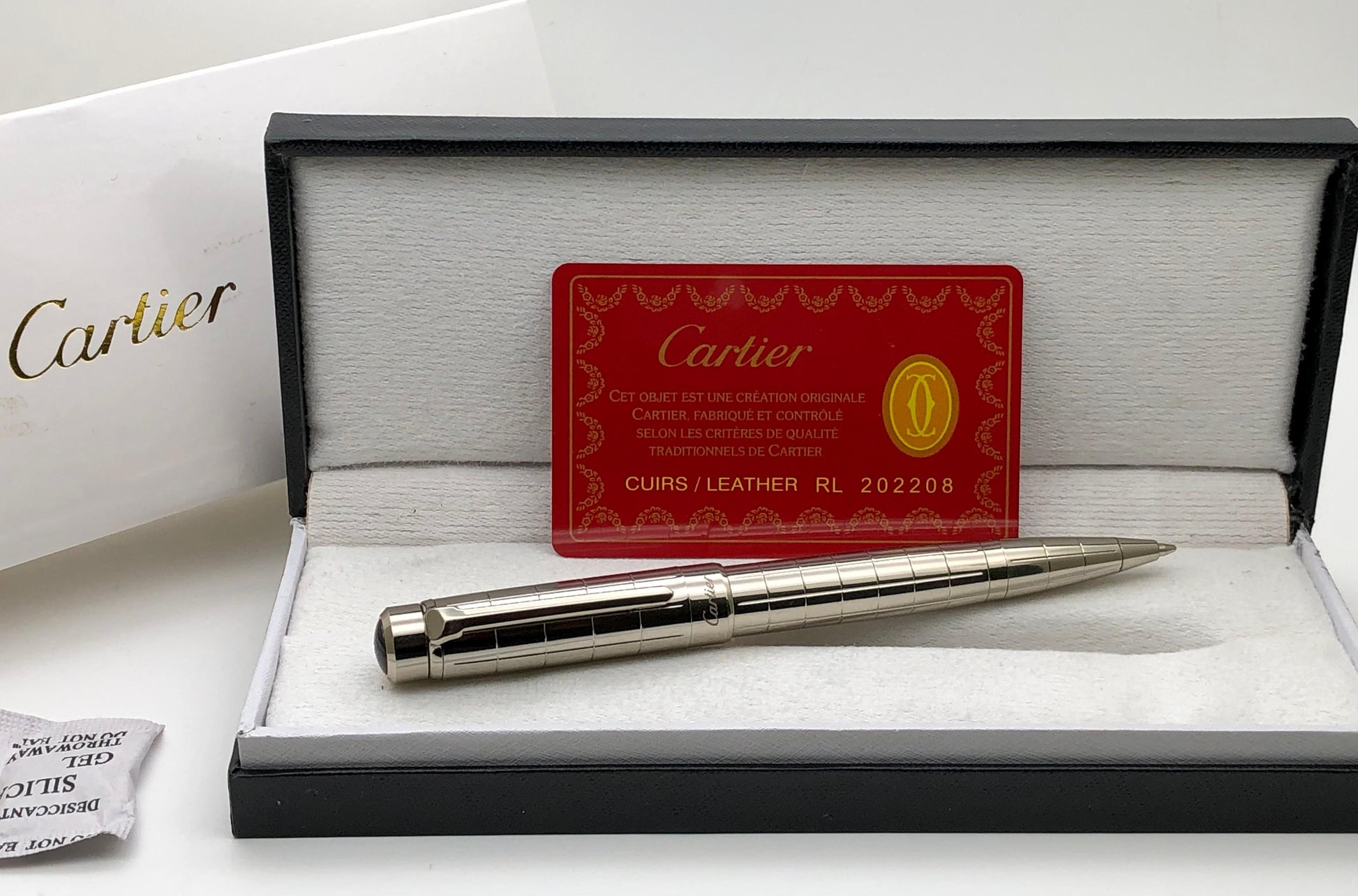 First Copy Cartier Rollerball Pen Full Silver