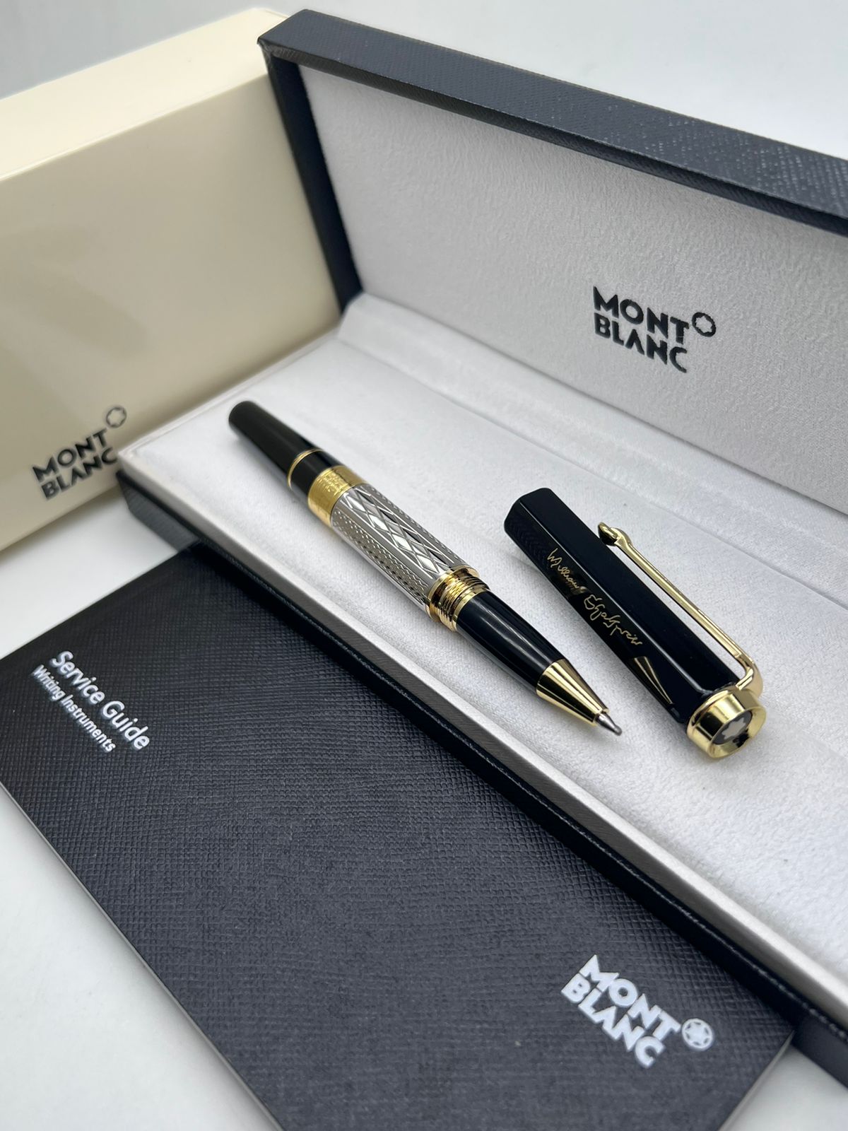 First Copy Mont Blanc Meisterstück Rollerball Pen Gold Trim