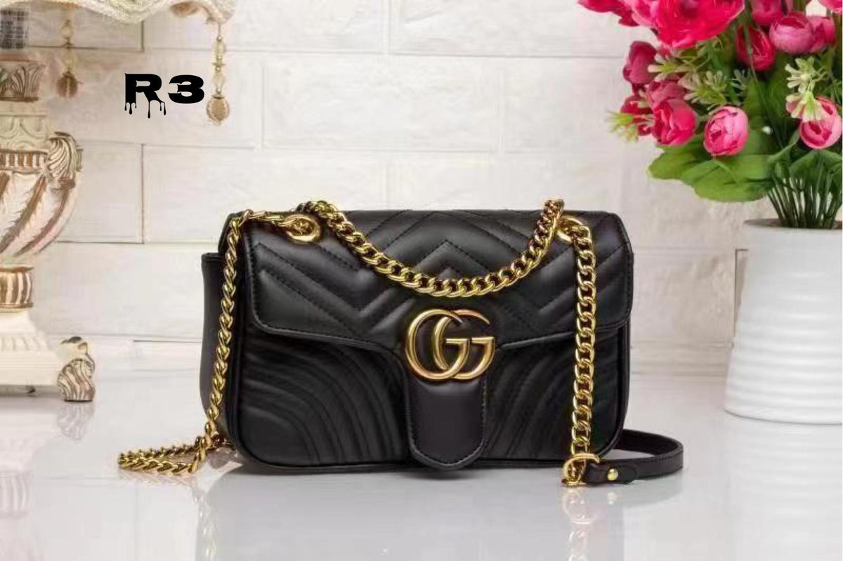 Gucci Marmont First Copy Bag Black 12A Quality