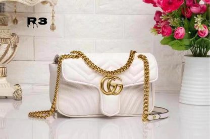 Gucci Marmont White First Copy Shoulder Bag