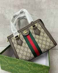 Gucci Ophidia Women's Shoulder Bag First Copy with Leather Trim
