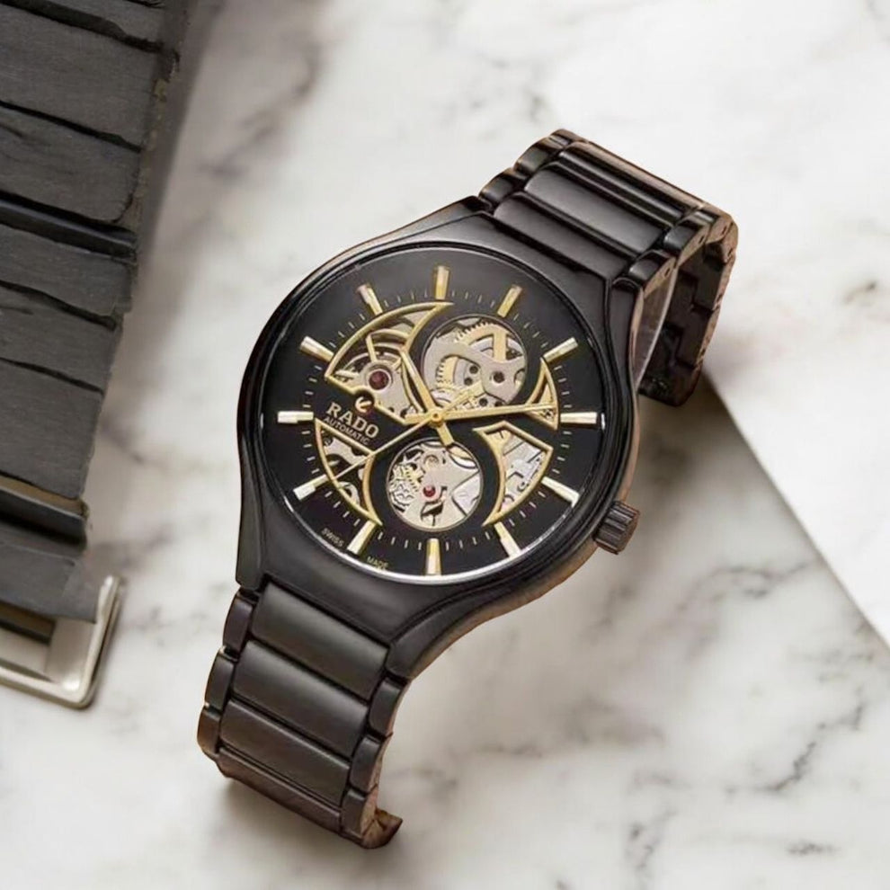 First Copy Rado Men’s Quartz Analog Watch | 24-Hour Dial | 7A Premium ...