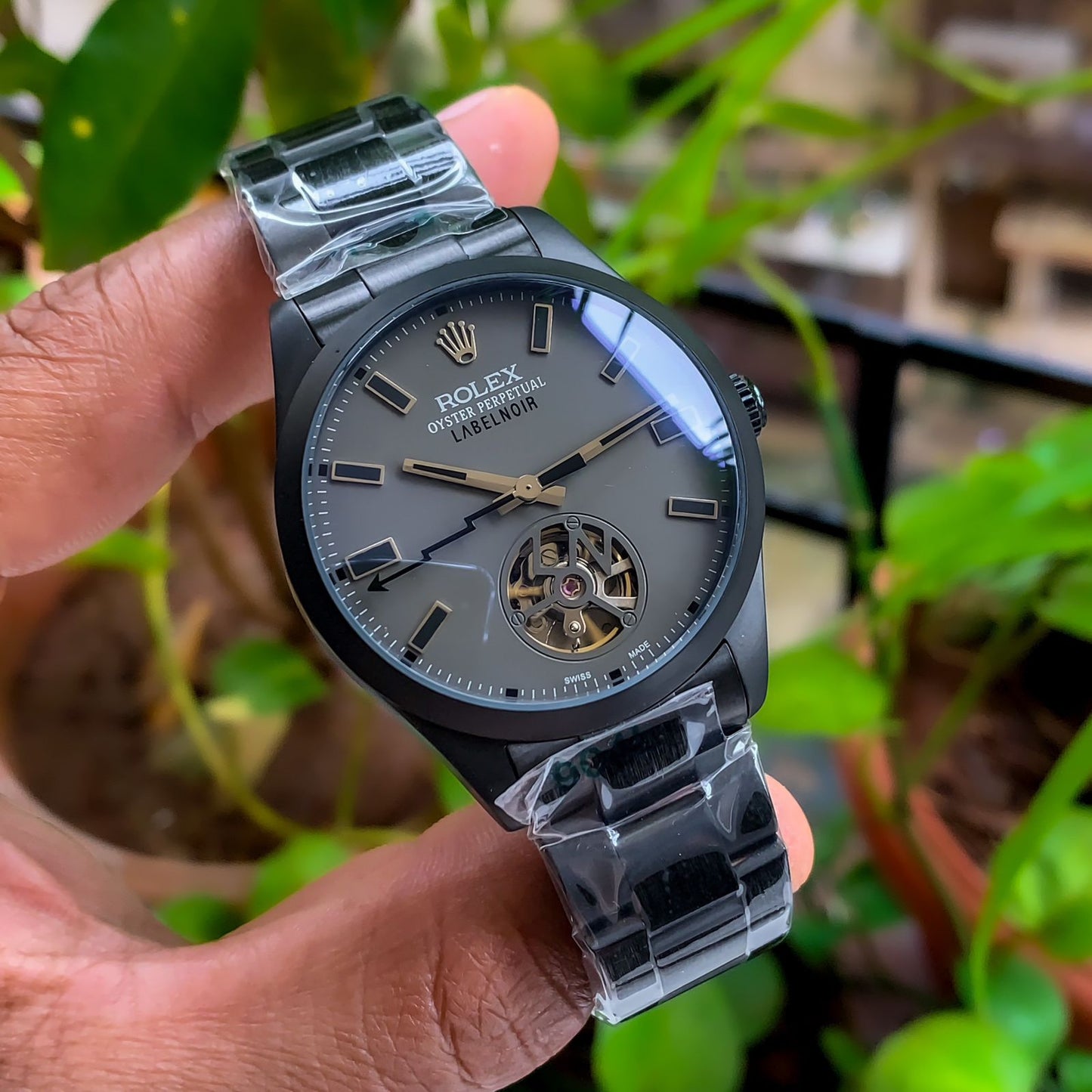 Buy Rolex first copy Label Noir edition online COD India