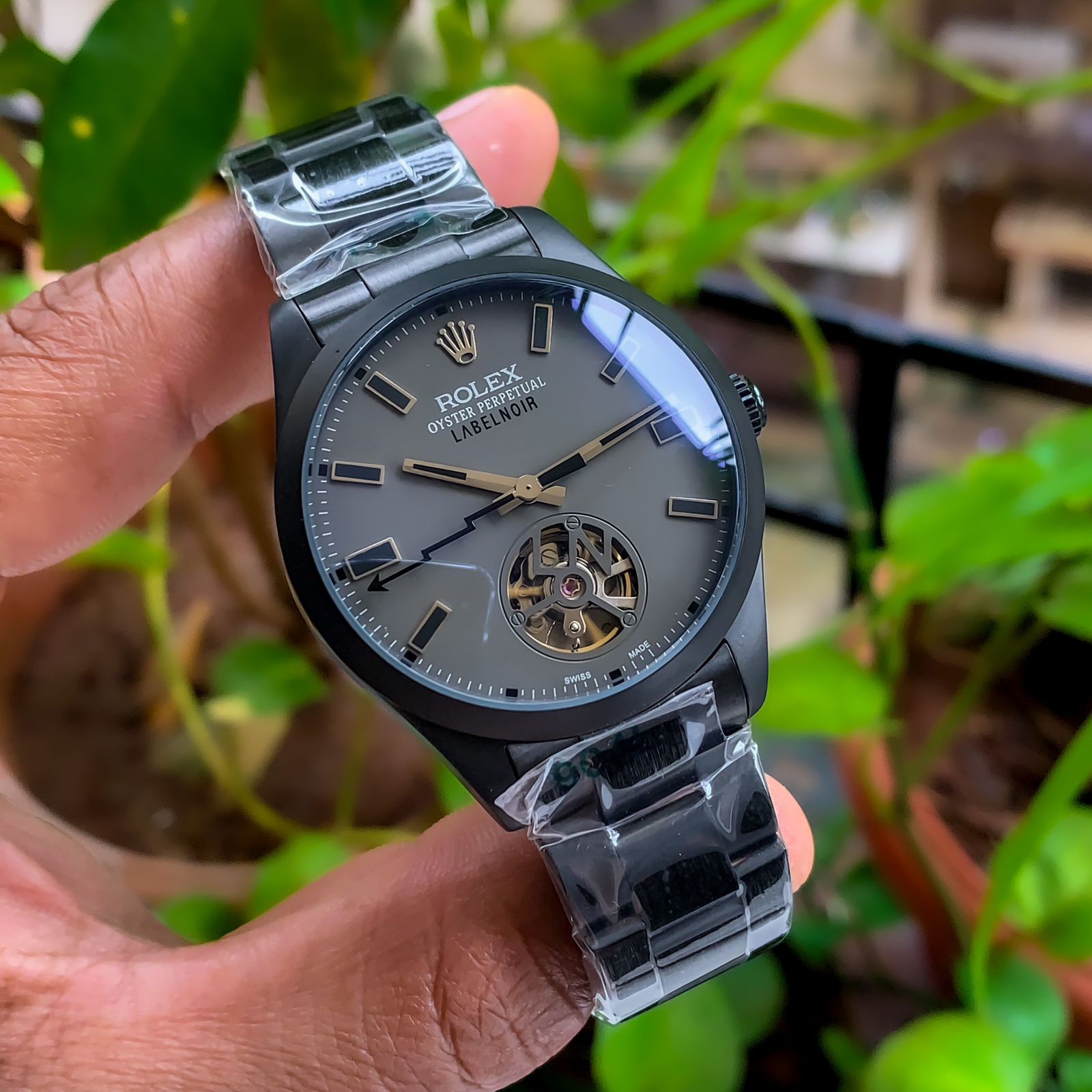Buy Rolex first copy Label Noir edition online COD India