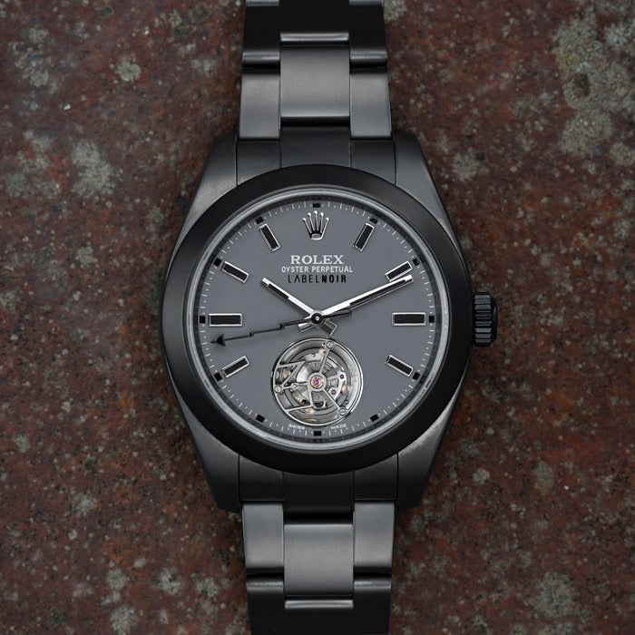 Replica Rolex Milgauss automatic open heart tourbillon watch for men