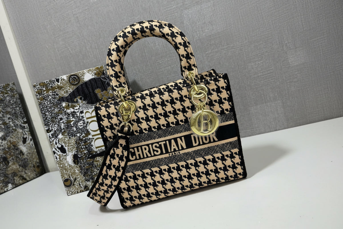 Lady Dior Inspired Designer Tote Bag for Women