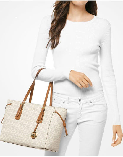 Luxury Michael Kors White Shoulder Tote Bag 12A Quality First Copy for Women
