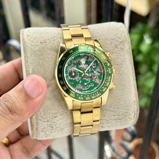 Buy first copy Rolex Daytona skeleton chronograph watch online COD