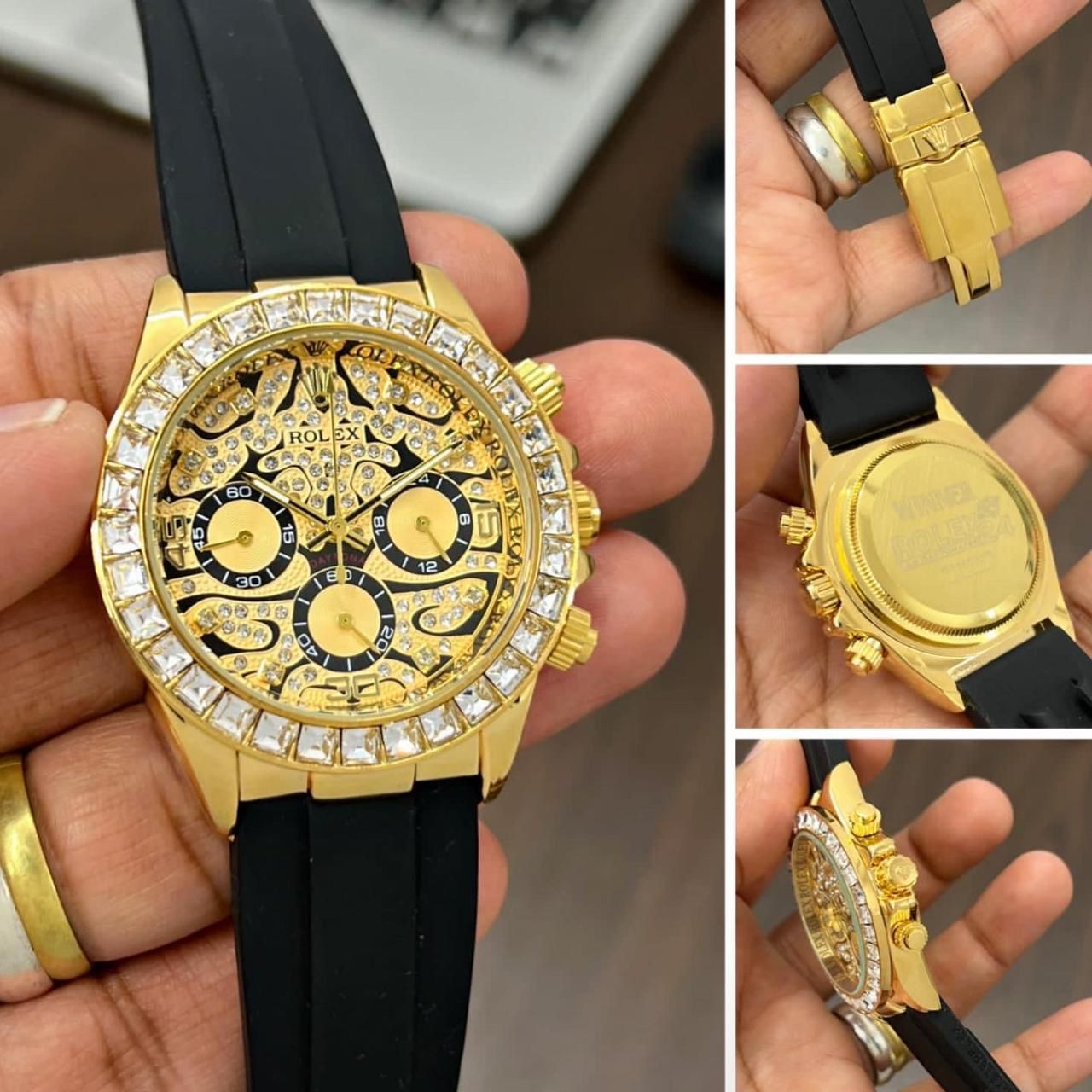 Rolex Daytona 1st copy chronograph quartz watch price in India