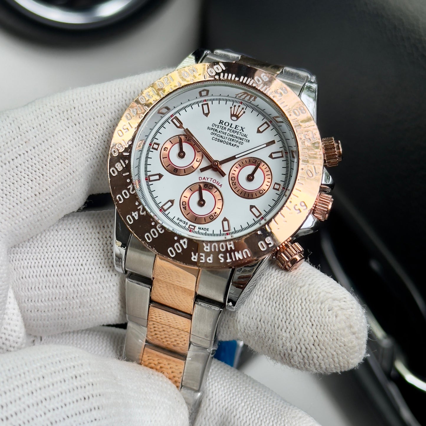 Premium gold Rolex Daytona replica for men in India