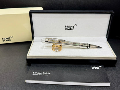 first copy mont blanc silver color ball pen