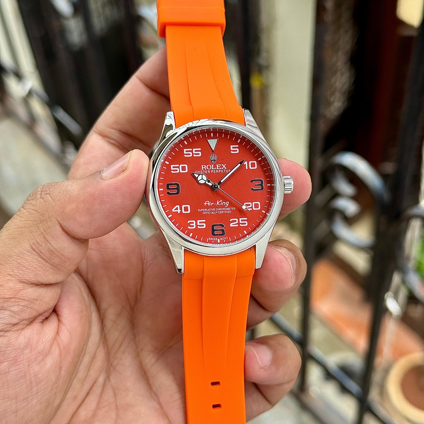 Buy Rolex Air-King 1st copy men’s watch lowest price India